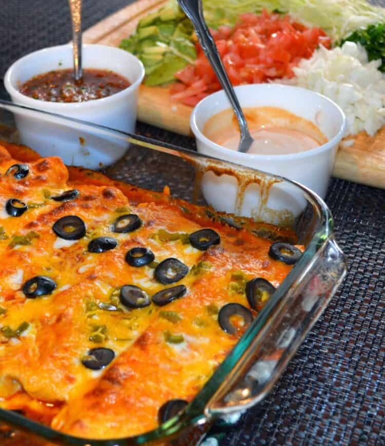 Vegetarian Enchiladas An Unblurred Lady