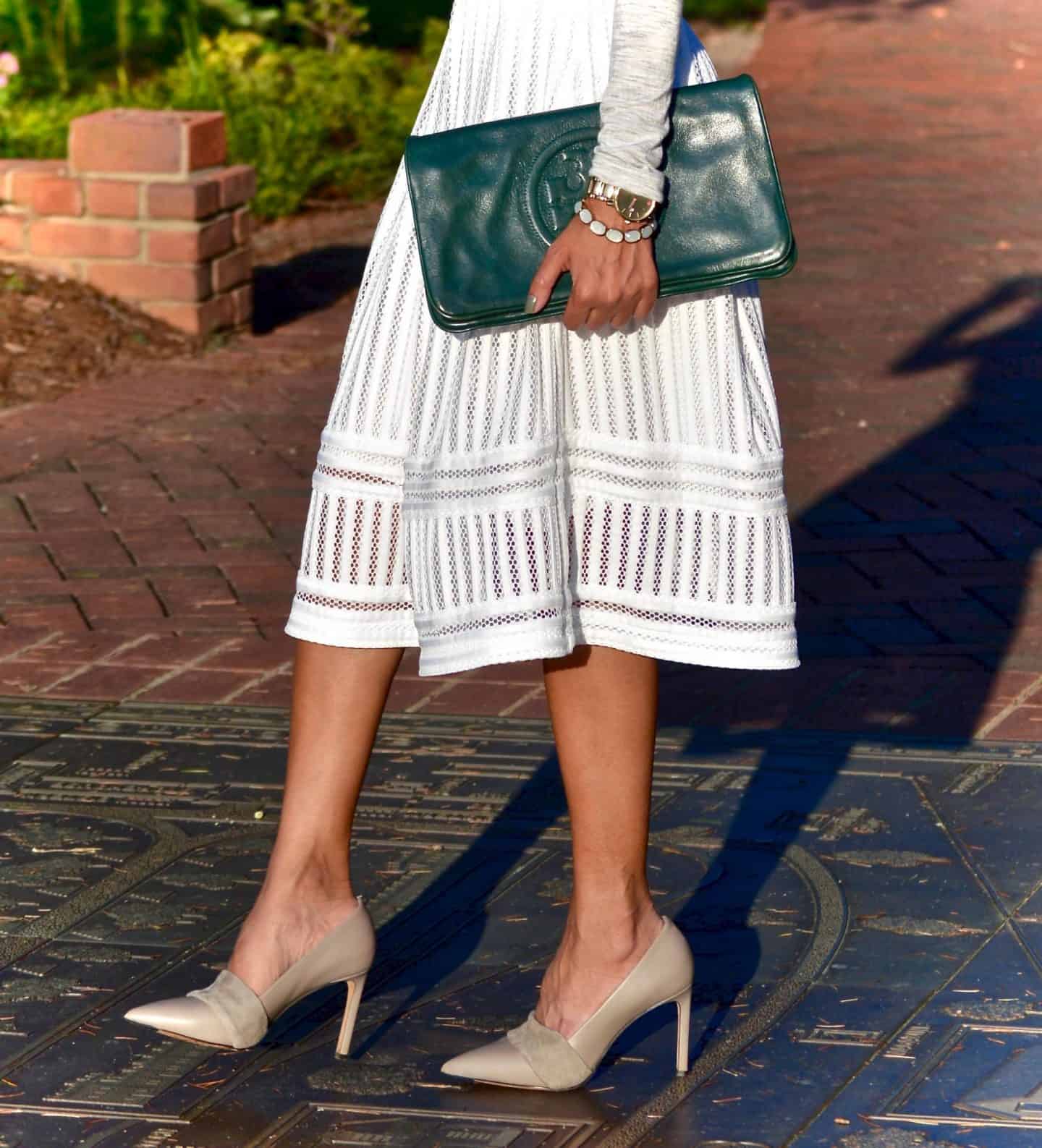 how to wear white booties in fall