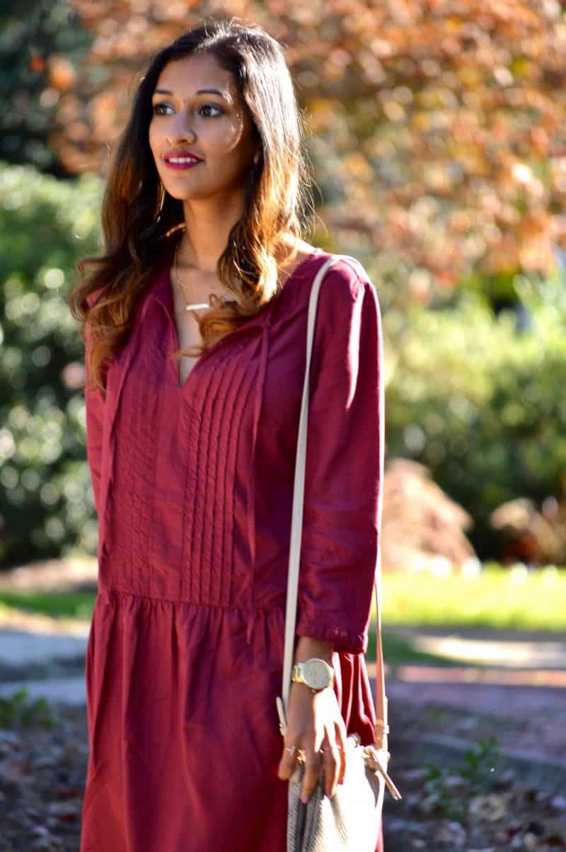 Old Navy Black Friday Burgundy Dress An Unblurred Lady