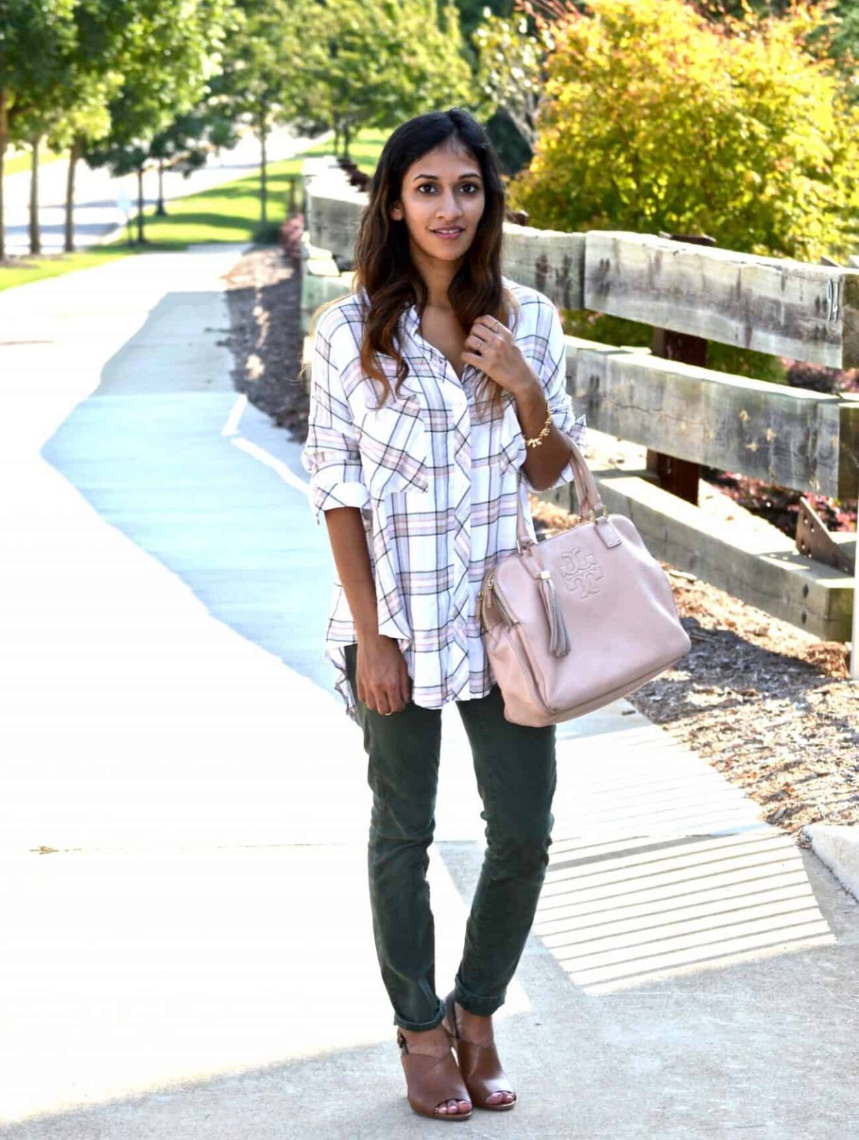 plaid fall outfit