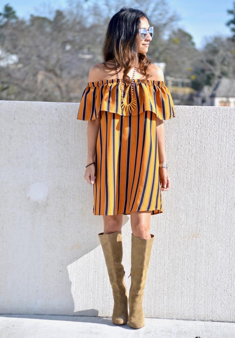 Mustard Dress An Unblurred Lady