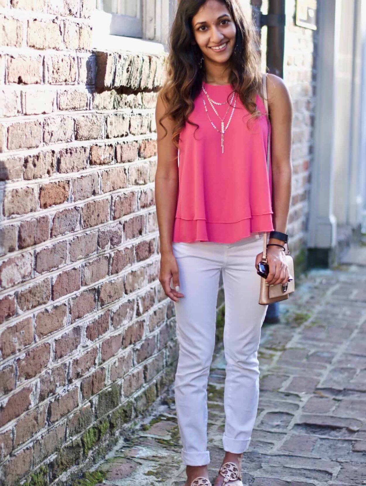 bright pink tank