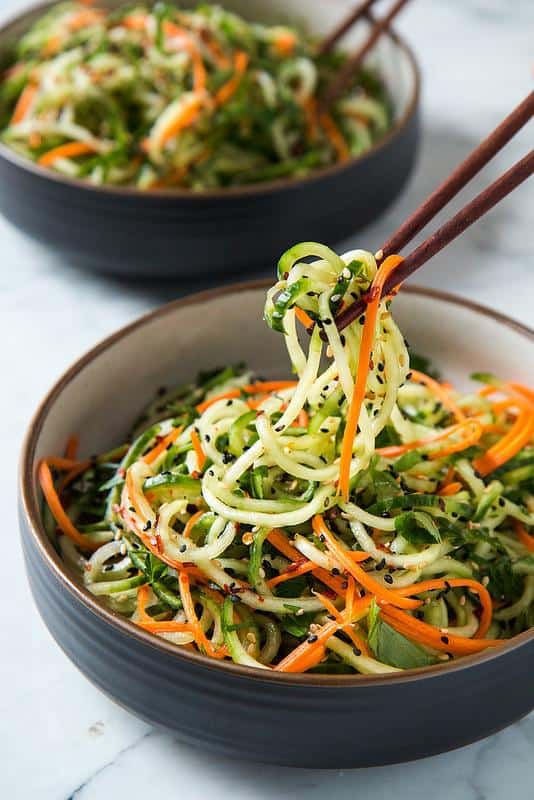 20 Vegetable Noodle Recipes to Spiralize For Dinner An Unblurred Lady