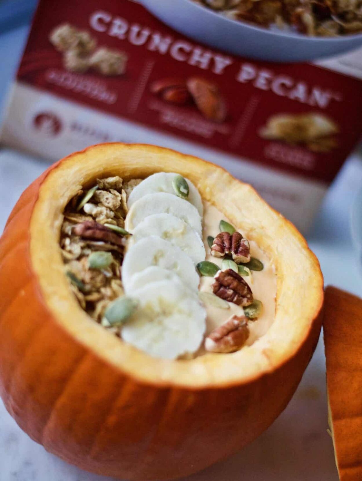 pumpkin pie smoothie bowl