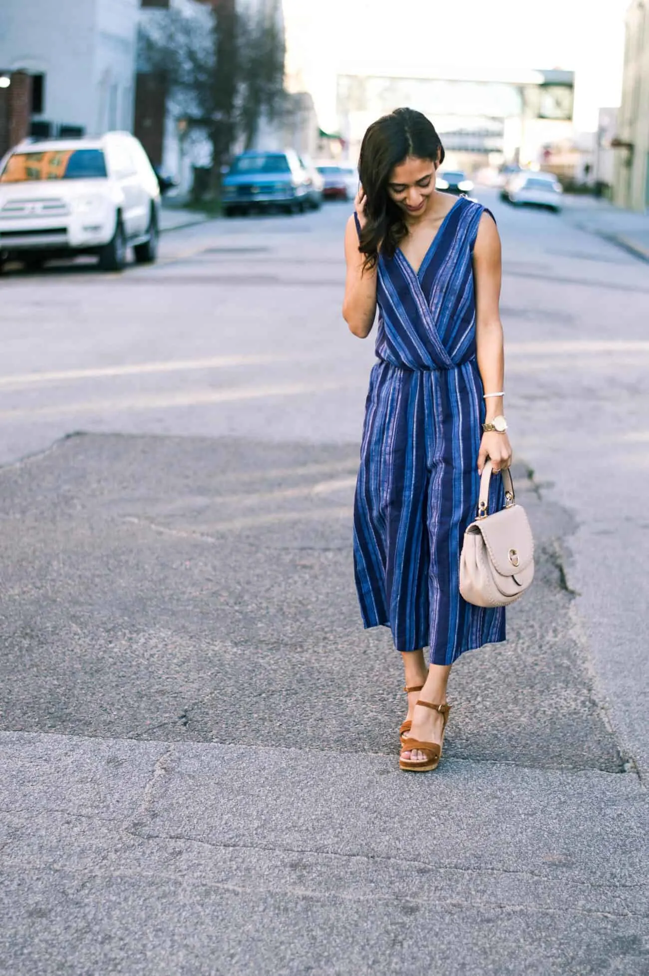 nordstrom striped jumpsuit