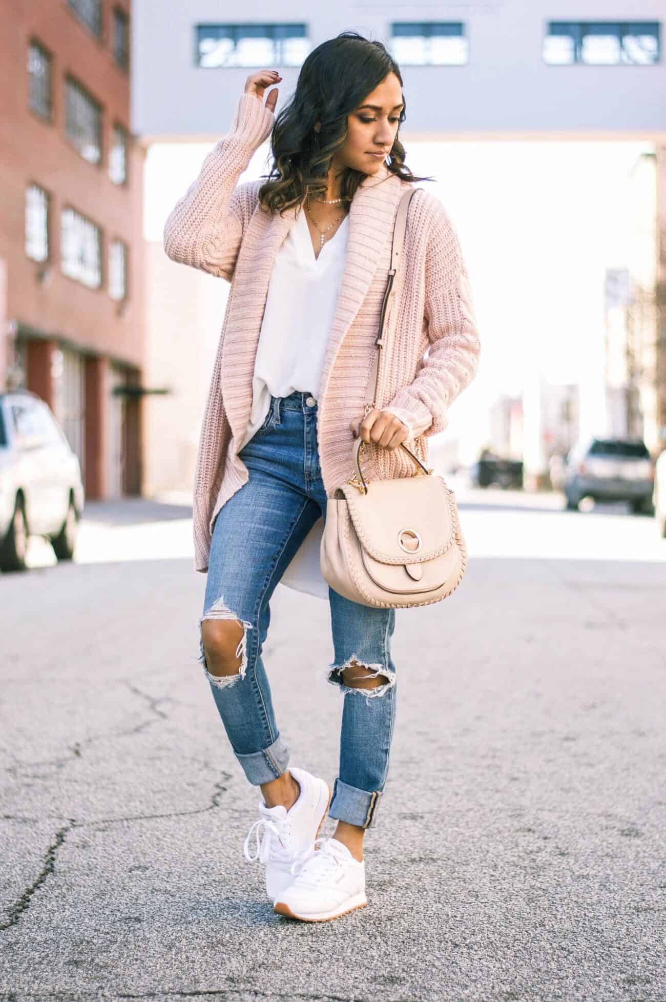 spring transitional outfit